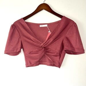 Women's Knotted Front Tie‎ Top